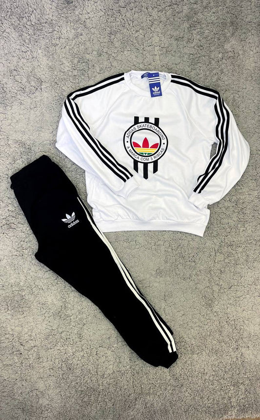 Conjunto Adidas Skate boarding Blanco