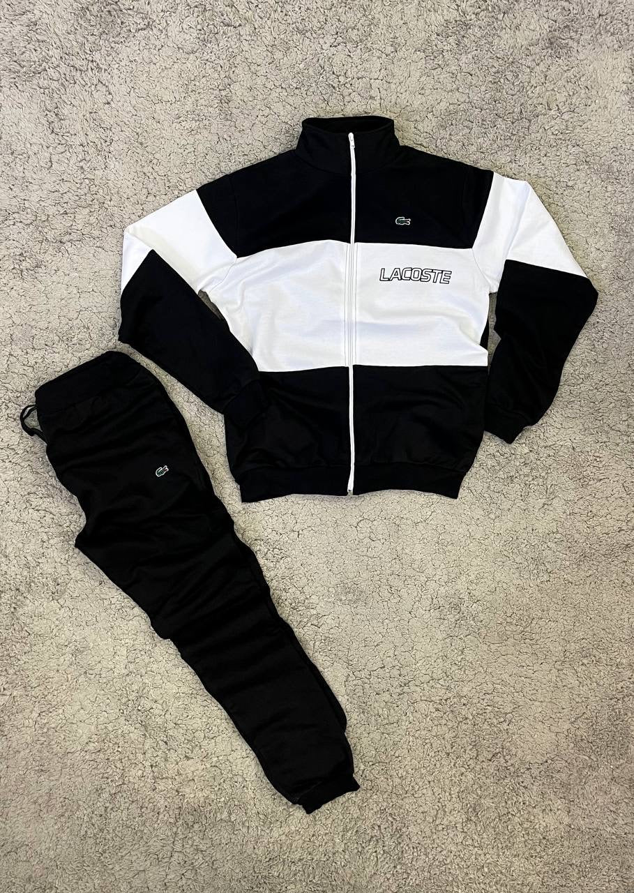 Chándal Lacoste banco/negro