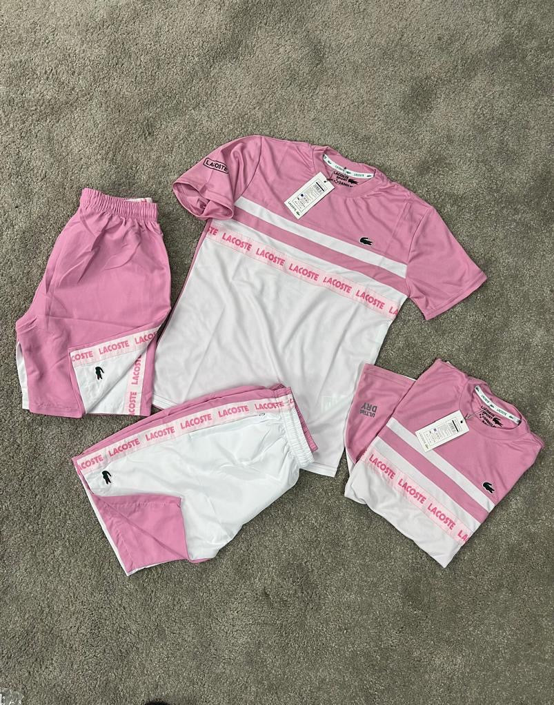 Conjunto verano Lacoste rosa