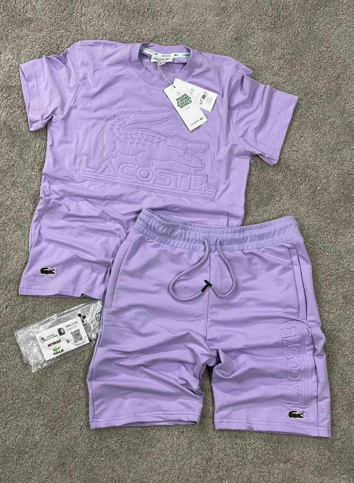 Conjunto verano Lacoste  morado