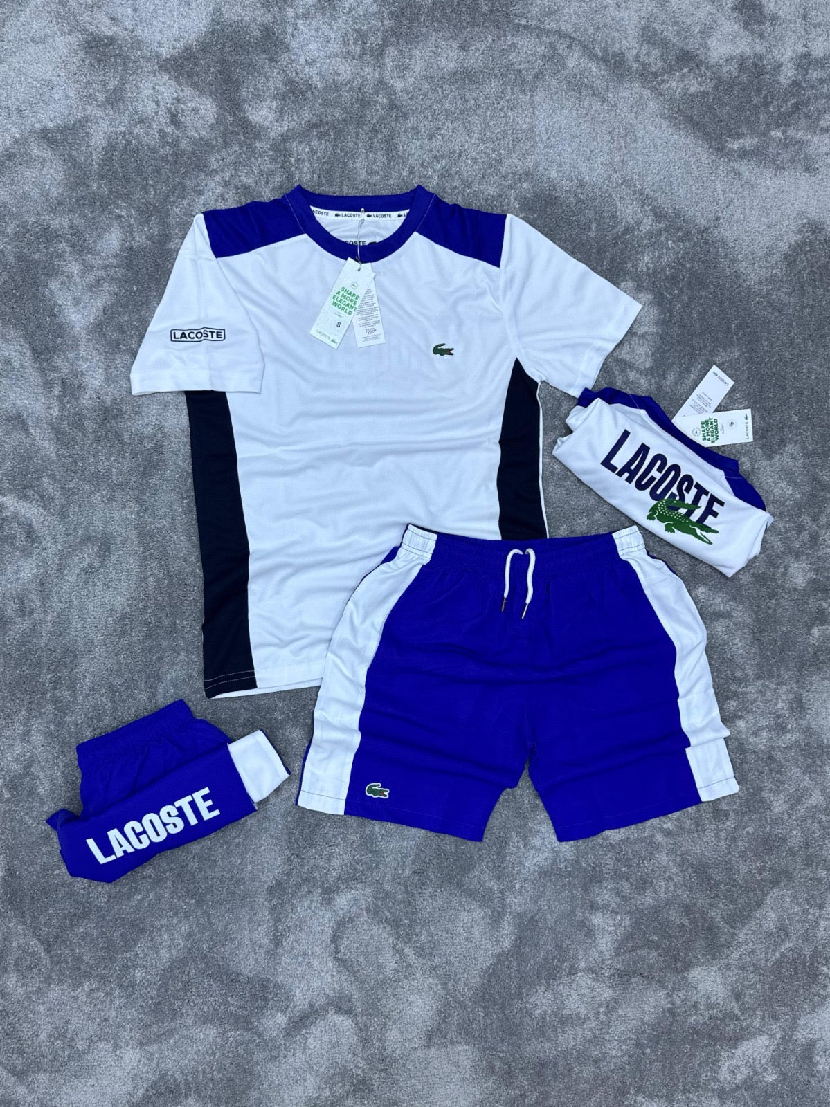 Conjunto verano Lacoste azul