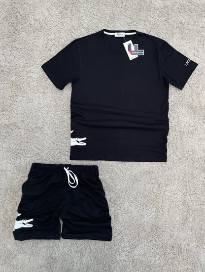 Conjunto verano Lacoste NEGRO