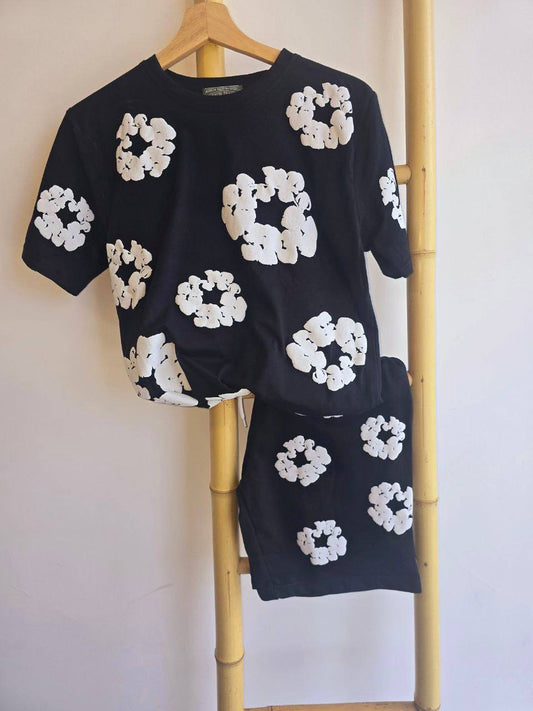 Conjunto verano denim tears negro