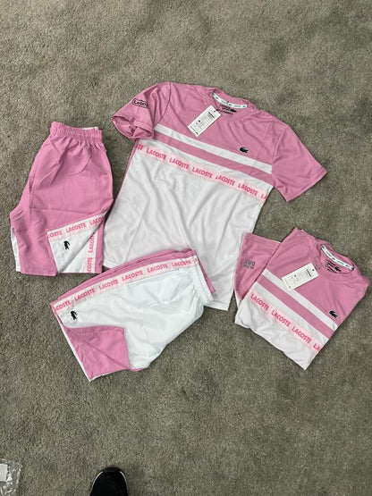 Conjunto verano Lacoste rosa