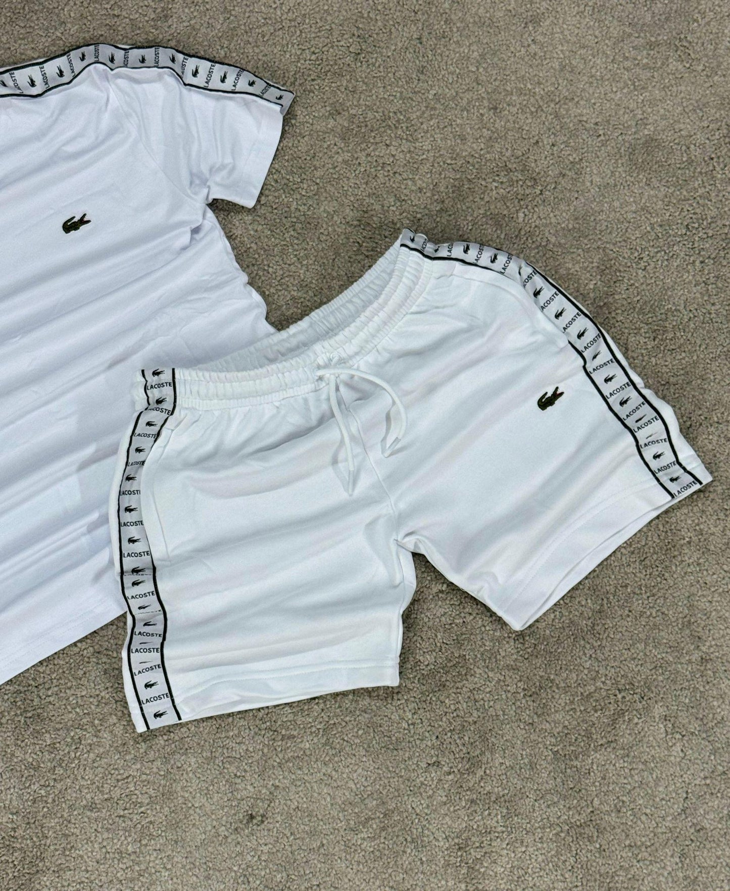 Conjunto verano Lacoste Blanco