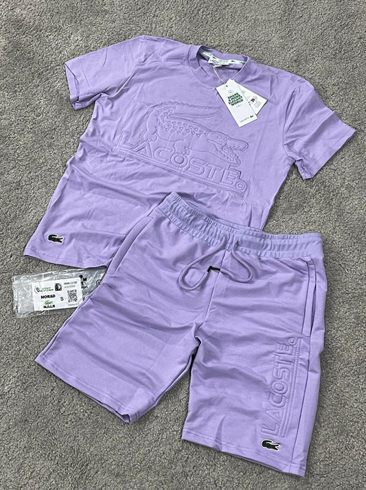 Conjunto verano Lacoste  morado