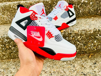 Jordan Retro 4 Fire Red Máxima Calidad